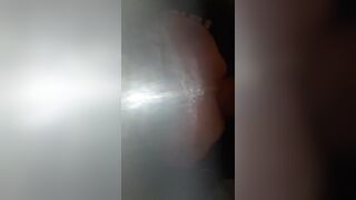 Banana in the wet cunt