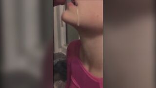 Cum Drinking Slut Just Can't Get Enough