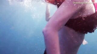 Hotties naked alone in the sea