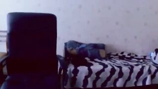 Sexy brunette teen from 69webcam.net teasing