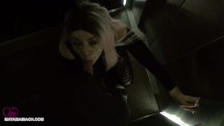 Secret Date fucked in the Elevator