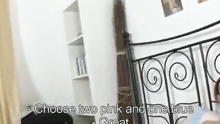 Young girl experimenting in sex