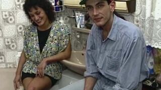Horny Brunette Step Mom In A Bathtub Fuck