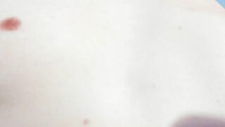 strip close-up, nipples, skinny lady