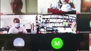 LAWYER FORGETS TO TURN OFF HIS CAMERA AT THE FULL WORK VIA ZOOM