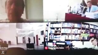 LAWYER FORGETS TO TURN OFF HIS CAMERA AT THE FULL WORK VIA ZOOM