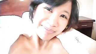 Tiny asian submitting to me quietly