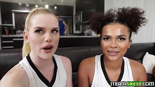 Besties takes turn getting fucked hard from behind
