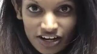 Indian Amateur surprise cream pie