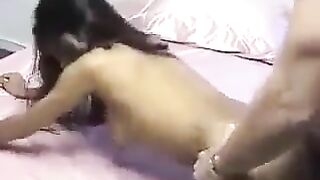 Indian Amateur surprise cream pie