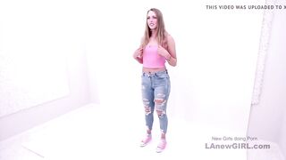 18yo babe fucks at photoshoot after helping fake agent