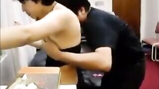 Brother Sister Public Office Masturbate
