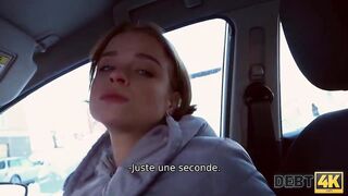 DEBT4k. Cute Faced Young Debtor Thinks Sex Is Better Than Worth It