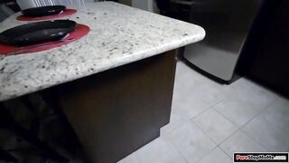 19yo babe and busty stepmom share a cock