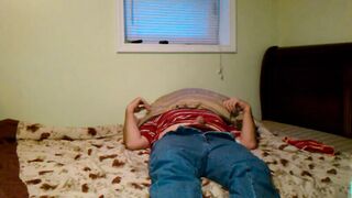 homemade skinny wife riding creampie