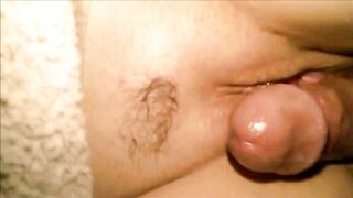 Vaginal penetration closeup