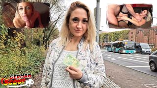 GERMAN SCOUT - TEEN GINA MADE TO A HOOKER AT STREET CASTING