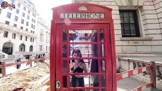 Flashing my pussy in London