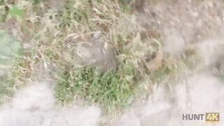 HUNT4K. Chick agrees to have sex in front of her