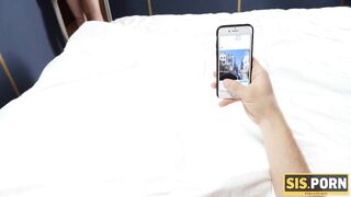 SISPORN. Russian is too horny to deny porn with her own stepbrother