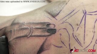 Teen Blonde Jayjay Ink Naked And Inked Up