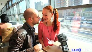 Melissa, shy little Finnish girl, is a beautiful slut