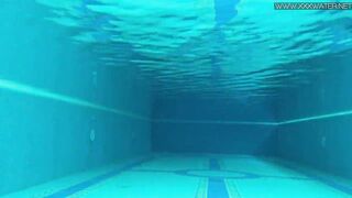 Lady and Lizzy hot underwater lesbians