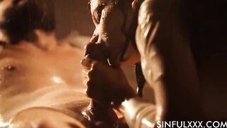 Super wet slow sensual blowjob