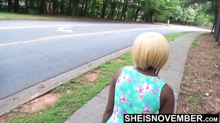 A Stranger Allowed Me Suck His Cock In The Road, Ebony BJ