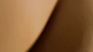My girlfriend fucks me on her period and I come inside - amateur