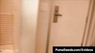 Busty Blonde Bombshell Puma Swede StrapOn Fucked By Sara Jay