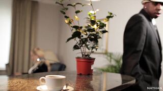 Angel Wicky's big boobs bounce while she gets her ass fucked hard by Jon Jon's BBC