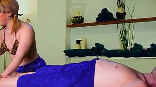Hidden camera in massage parlor with happy ending