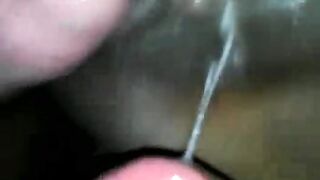 Nasty slut eats pussy and suck dick at the same time