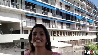 Amazing latina Penelope Cross having a hardcore double vaginal penetration