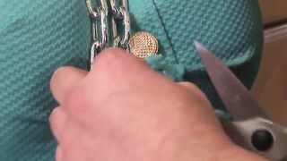 Pervert Johnny ties his m. to the kitchen and enslaves her in front of his cock