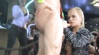 Night club sex party