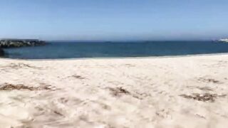 Sex With Wife On A Deserted Summer Beach!
