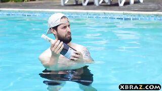 Busty Chantelle magical swimming pool transformation