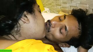 Indian sexy bhabhi hot real fucking with young lover! Hindi sex