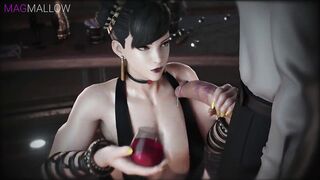 Street Fighter - Chun-Li Dick Sucking & Swallowing (Sound)