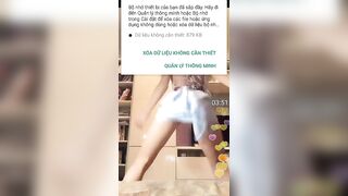 Sexy russian girl dancing and showing tits to her viewers