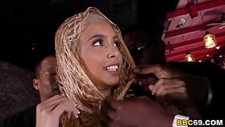 Arab Slut Aaliyah Hadid Enjoys Anal Gangbang