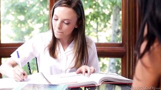 Hot Students Layla Sin and Aubrey Star