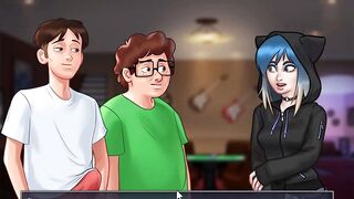 Summertime saga - got a boner everytime i saw boobs