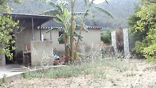 I caught my young neighbour naked in the garden but it started to rain
