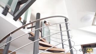 OLD4K. Old man wakes up when naughty GF Anne Rose