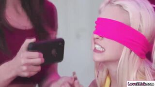 Horny sluts enjoy licking their pussies