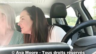 Ava Moore - We Suck a Pervert Old Man and he cum on our sluty face - REALITY PORN