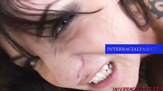 BBC Anal for slut housewife with a facial